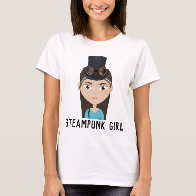 STEAMPUNK GIRL T-Shirts (Front)