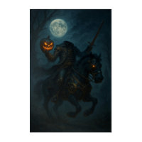 Steampunk Gothic Horror Headless Horseman