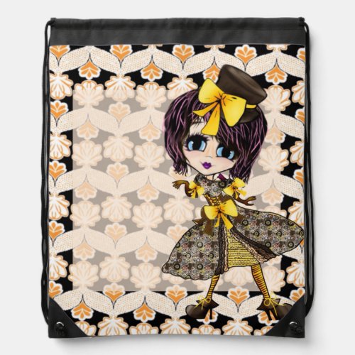 Steampunk Gothic Lolita _ girly gifts Drawstring Bag