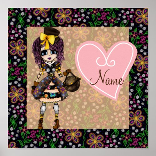 Steampunk Gothic Lolita _ girly gifts Poster