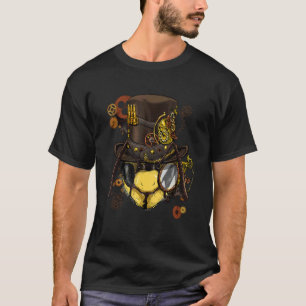 Steampunk Gothic Queen Bee Mechanical Animal Bee T-Shirt