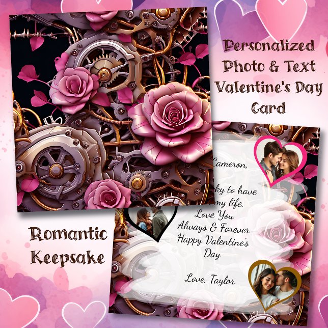Steampunk Gothic Valentine's Day Photo Template (Creator Uploaded)