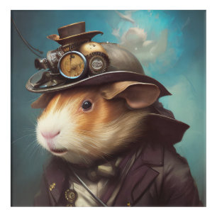 Steampunk Guinea Pig Acrylic Print