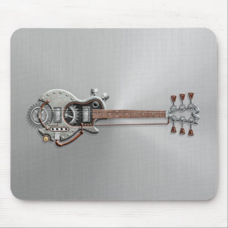 Steampunk Guitar on Steel Mouse Pad