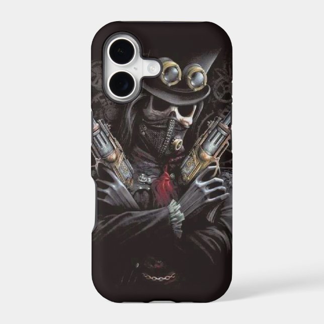 Steampunk Gunslinger Iphone Case (Back)