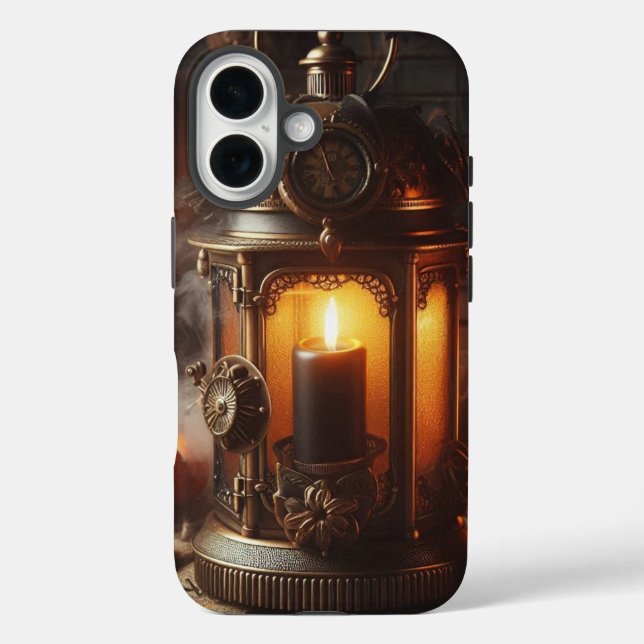 Steampunk Halloween Lantern iPhone / iPad case (Back)