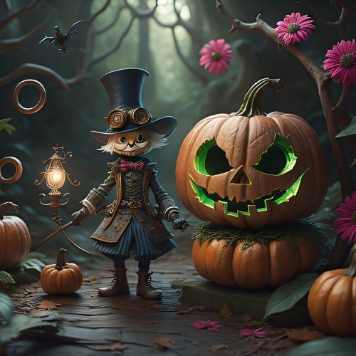 Steampunk Halloween Wonderland  Tissue Paper