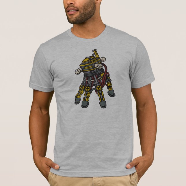 Steampunk Hand V-Neck T-Shirt (Front)