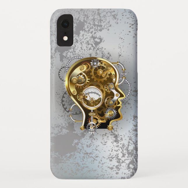 Steampunk head with manometer Case-Mate iPhone case (Back)