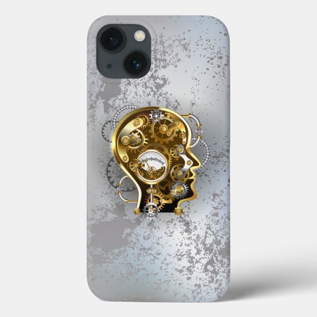 Steampunk head with manometer Case-Mate iPhone case (Back)