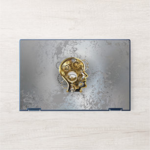 Steampunk head with manometer HP laptop skin