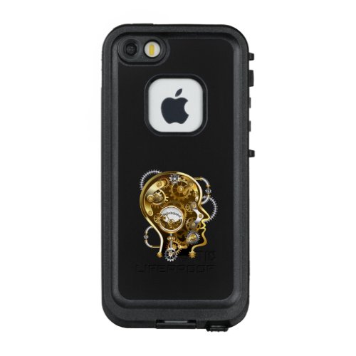 Steampunk head with manometer LifeProof FRĒ iPhone SE55s case