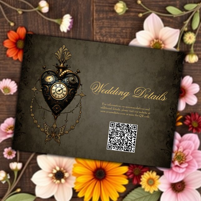Steampunk heart, enclosure card (Creator Uploaded)