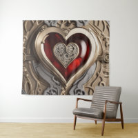 Steampunk Heart – Intricate Mechanical Love