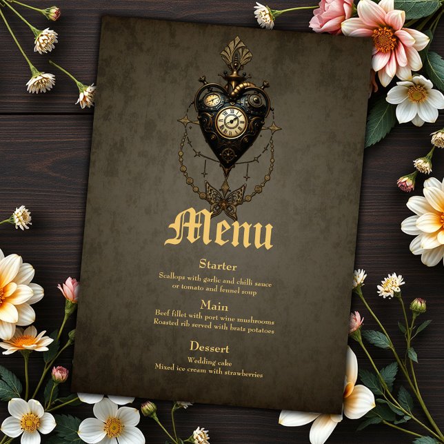 Steampunk heart,  menu (Creator Uploaded)