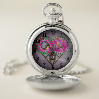 Steampunk Heart Pocket Watch