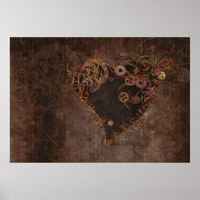 Steampunk Heart Poster (Front)