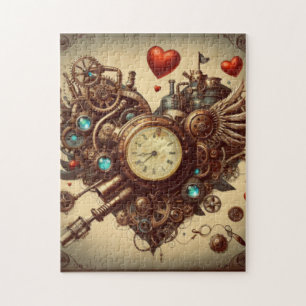 Steampunk heart/valentine's day  jigsaw puzzle