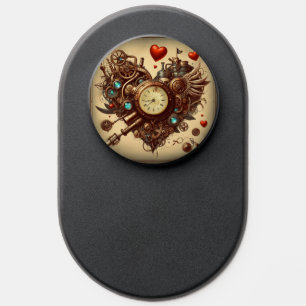 Steampunk heart/valentine's day PopSocket