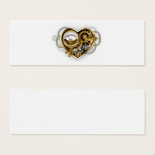 Steampunk Heart with a Manometer (Front & Back)