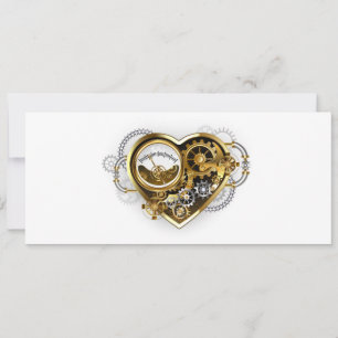 Steampunk Heart with a Manometer