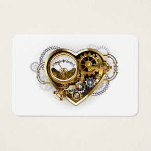 Steampunk Heart with a Manometer