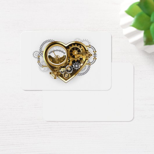 Steampunk Heart with a Manometer (Desk)