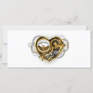 Steampunk Heart with a Manometer