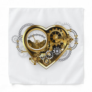 Steampunk Heart with a Manometer Bandana