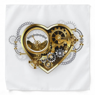 Steampunk Heart with a Manometer Bandana
