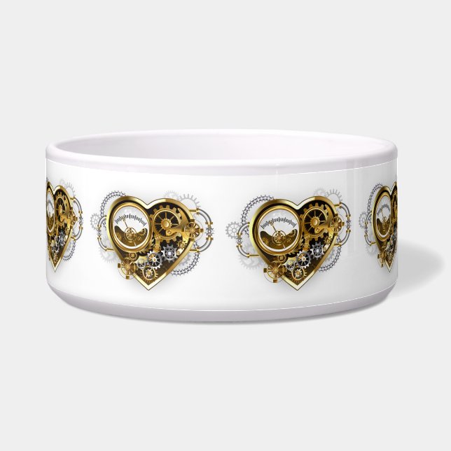 Steampunk Heart with a Manometer Bowl (Front)