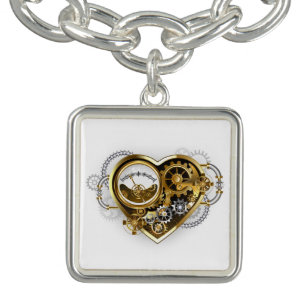 Steampunk Heart with a Manometer Bracelet