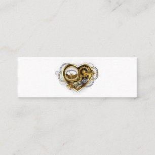 Steampunk Heart with a Manometer Calling Card