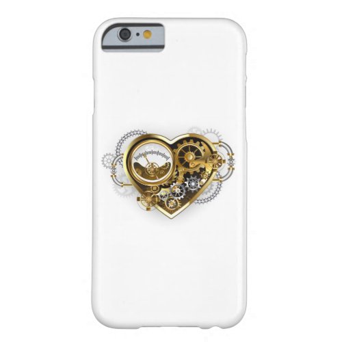 Steampunk Heart with a Manometer Barely There iPhone 6 Case