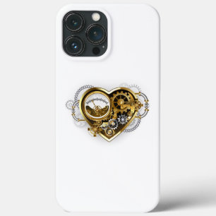 Steampunk Heart with a Manometer iPhone 13 Pro Max Case