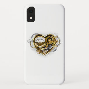 Steampunk Heart with a Manometer iPhone XR Case