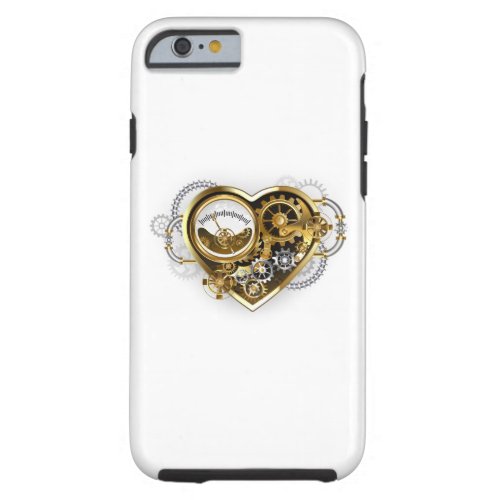 Steampunk Heart with a Manometer Tough iPhone 6 Case