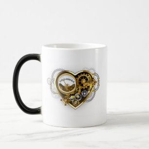 Steampunk Heart with a Manometer Color Morph Mug