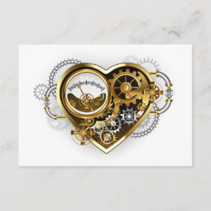 Steampunk Heart with a Manometer Enclosure Card