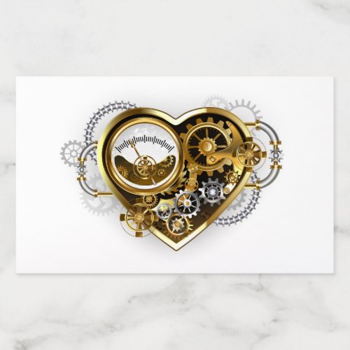 Steampunk Heart with a Manometer Envelope Liner