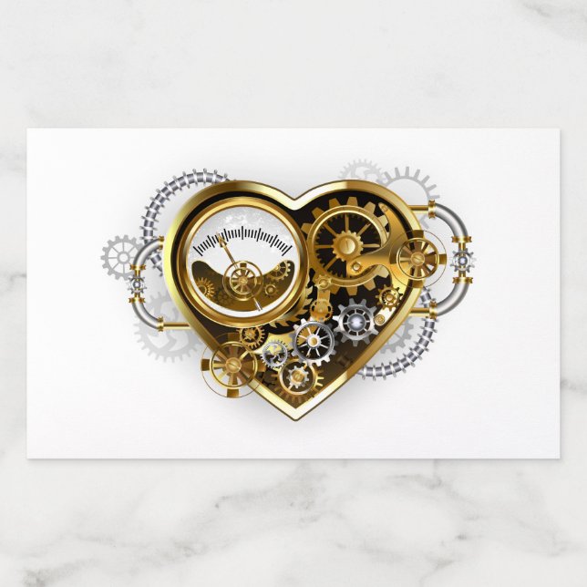 Steampunk Heart with a Manometer Envelope Liner (Design)