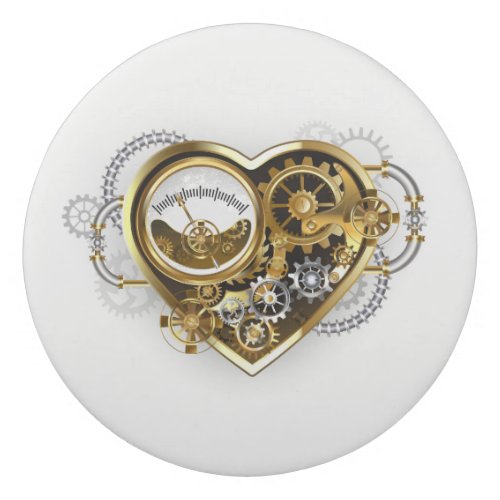 Steampunk Heart with a Manometer Eraser