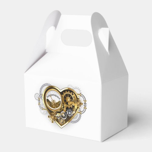 Steampunk Heart with a Manometer Favor Boxes