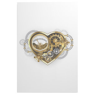 Steampunk Heart with a Manometer Gallery Wrap