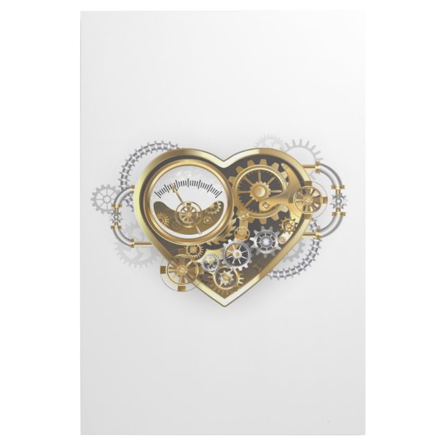 Steampunk Heart with a Manometer Gallery Wrap (Front)