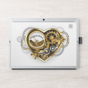Steampunk Heart with a Manometer HP Laptop Skin