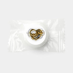 Steampunk Heart with a Manometer Life Saver® Mints