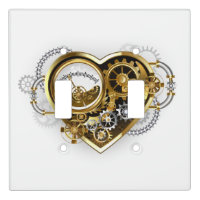 Steampunk Heart with a Manometer