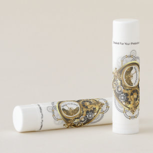 Steampunk Heart with a Manometer Lip Balm