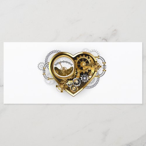 Steampunk Heart with a Manometer Menu